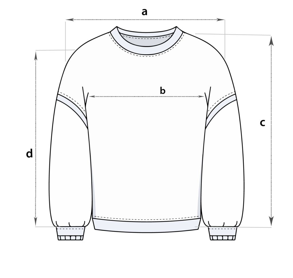 sweatshirt display