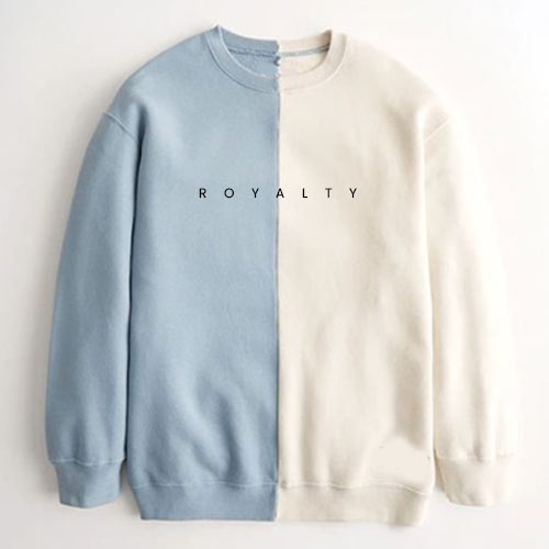 Two-Toned Stylish Royalty Sweatshirt