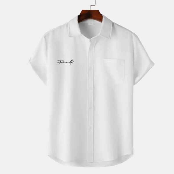 classic men short sleeve shirt