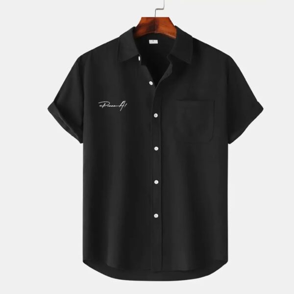 classic men short sleeve shirt