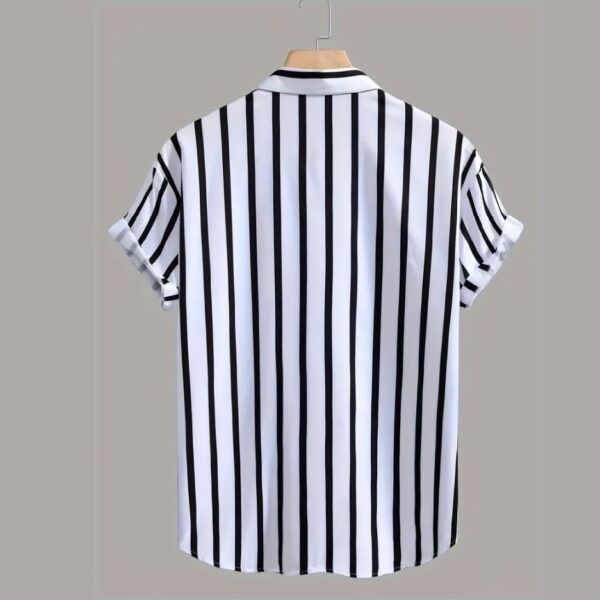 WhiteShirt with Black Stripes