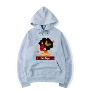 Grey AfricanQueen Heritage Hoodie