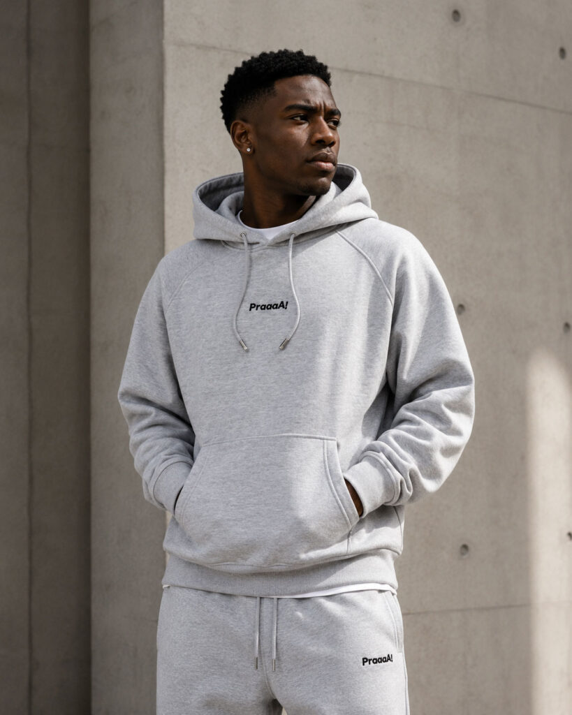 praaaa core heavyweight hoodie