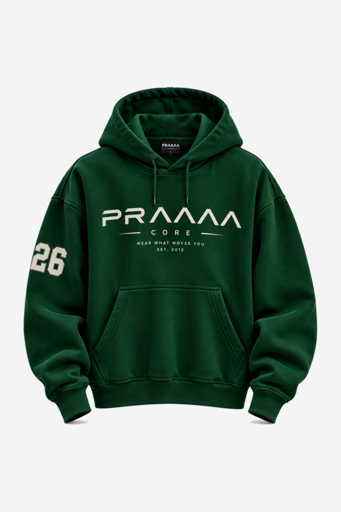 core Emerald Green hoodie